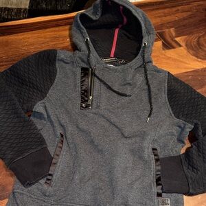 Harley-Davidson Gray and Black Women's Sweater